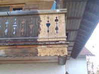 Holzsanierung mit Trockeneis