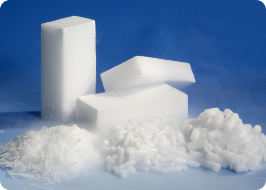 Trockeneisblöcke, Scheiben, Tabletten, Pellets